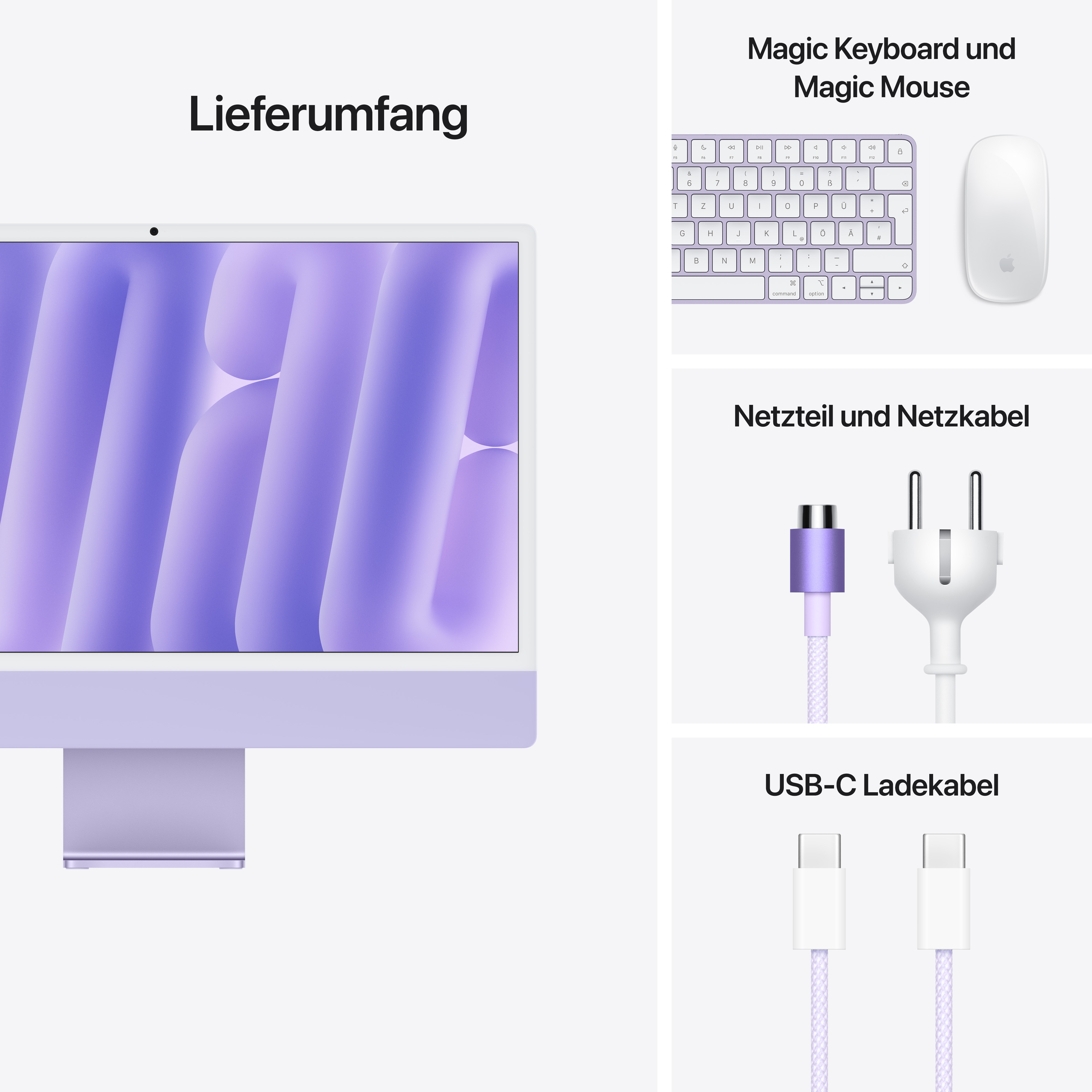 Imac m4 chip 2 port 24 in purple ansicht 9