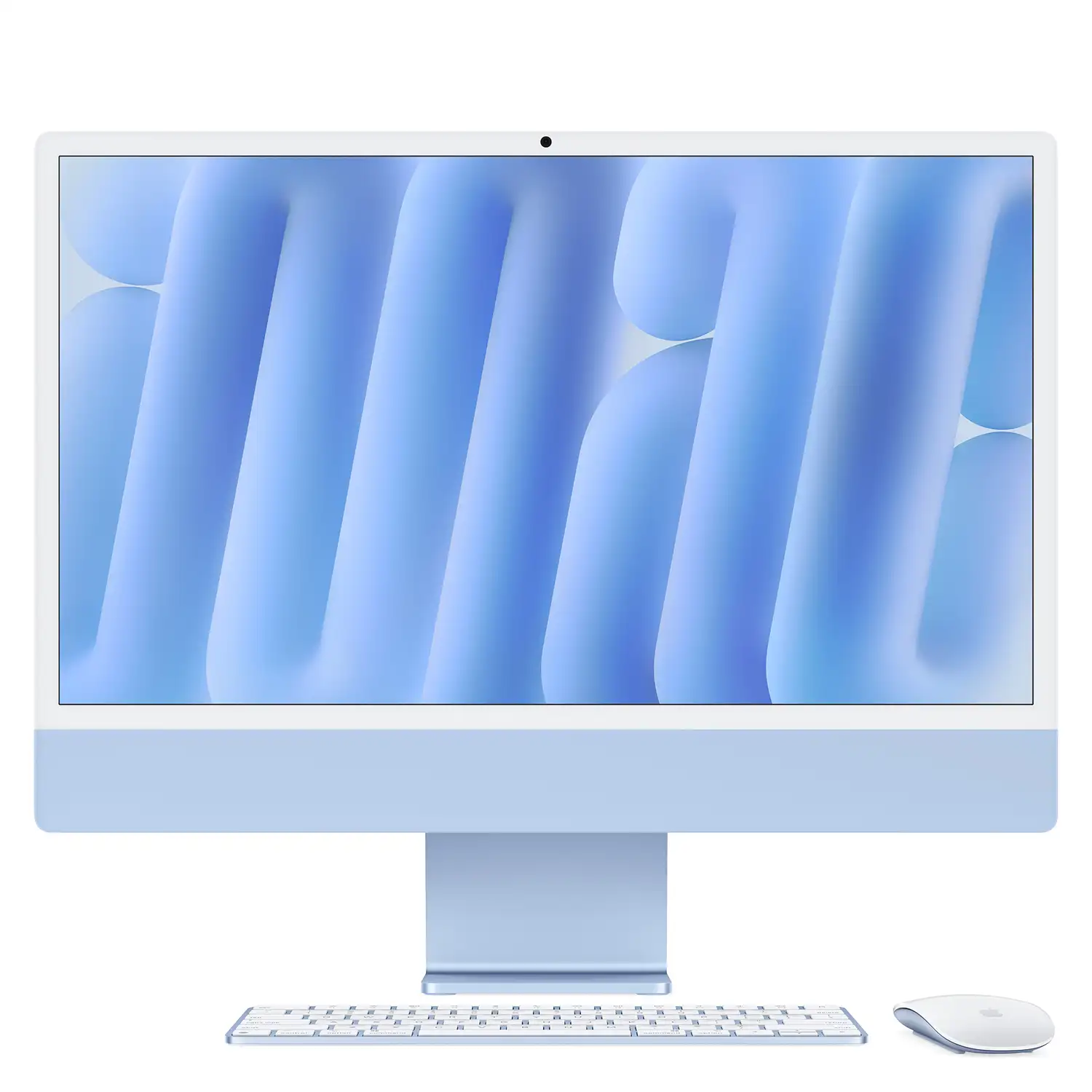Imac m4 chip 2 port 24 in blau ansicht 1