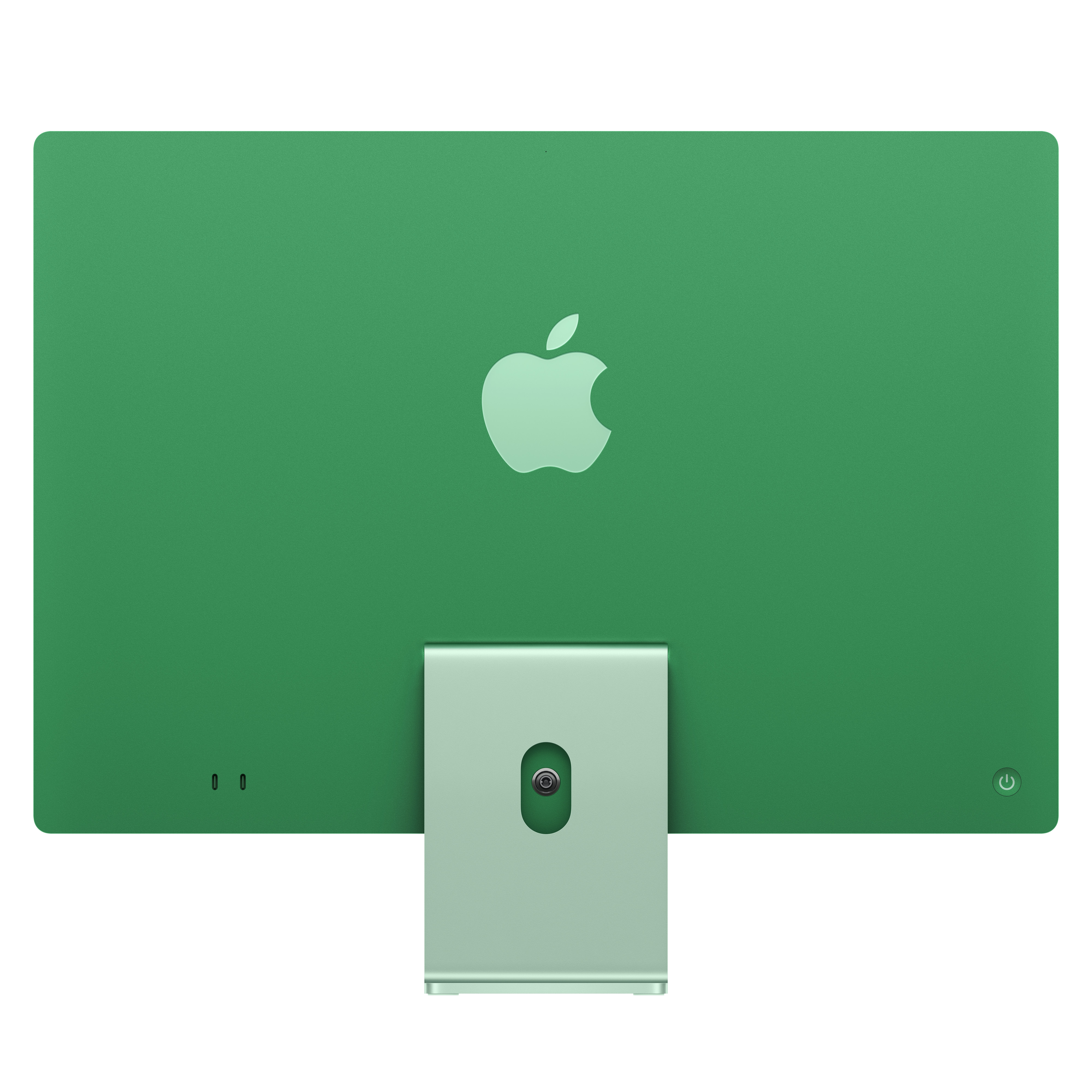 Imac m4 chip 2 port 24 in grün ansicht 2