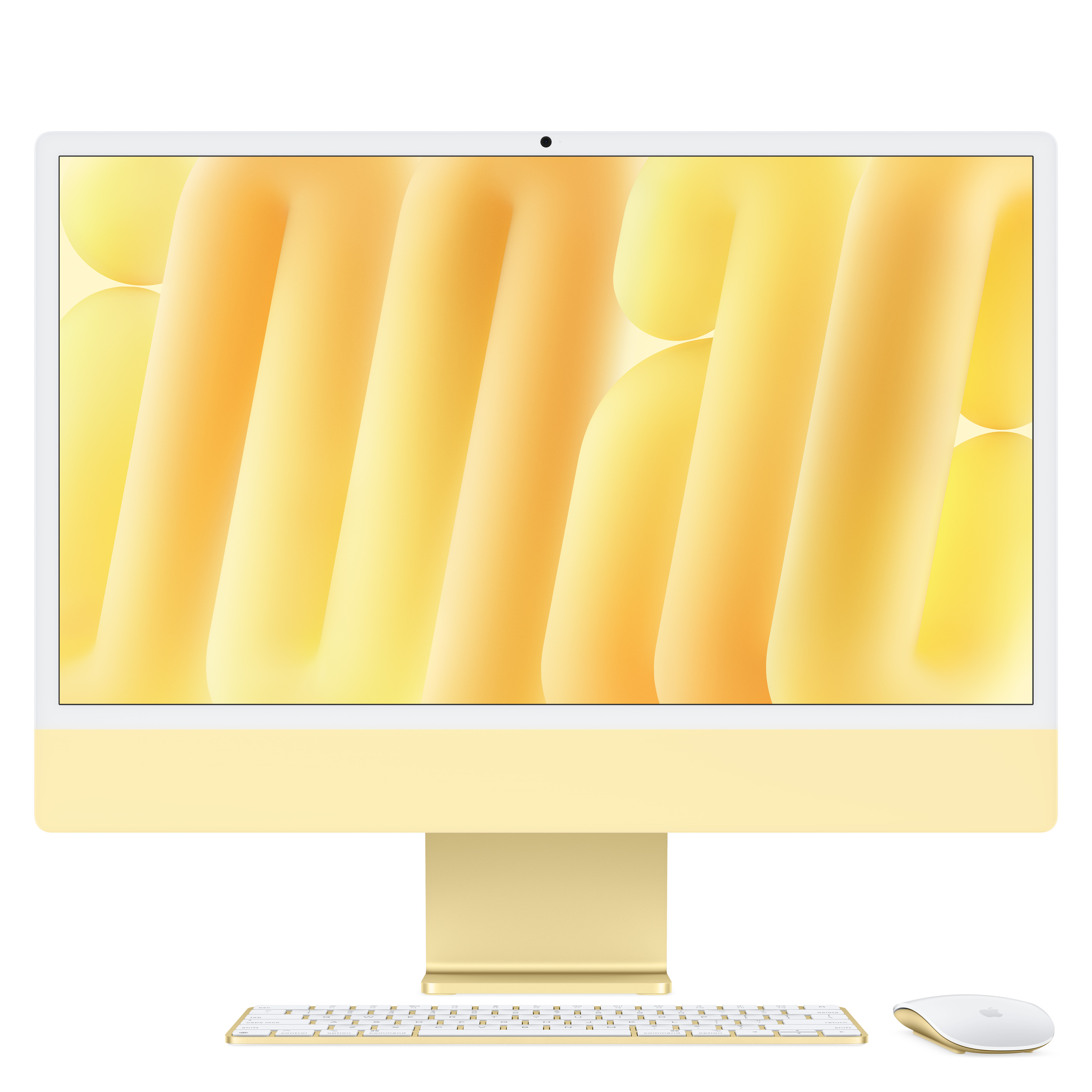 Imac m4 chip 2 port 24 in yellow ansicht 1