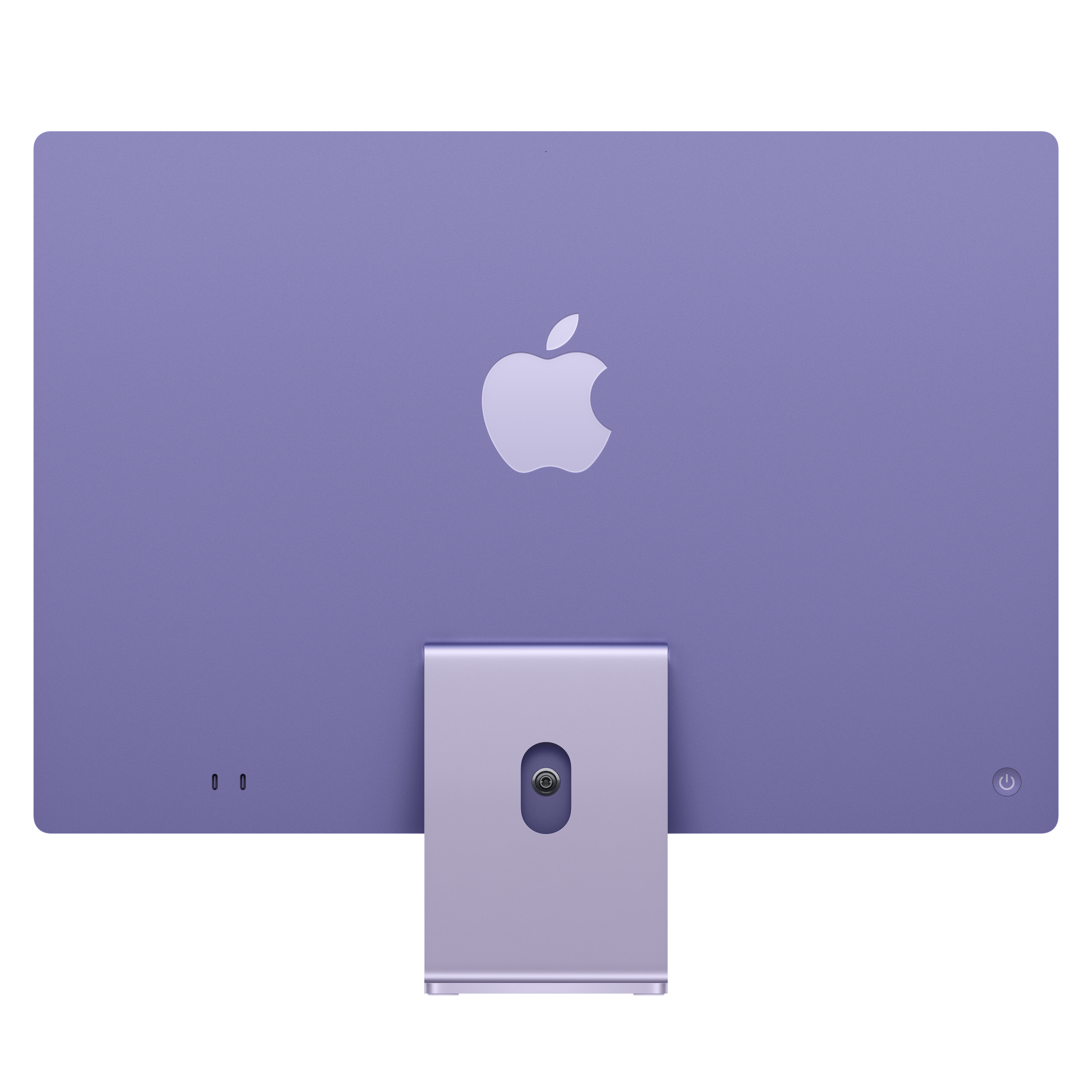 Imac m4 chip 2 port 24 in purple ansicht 2