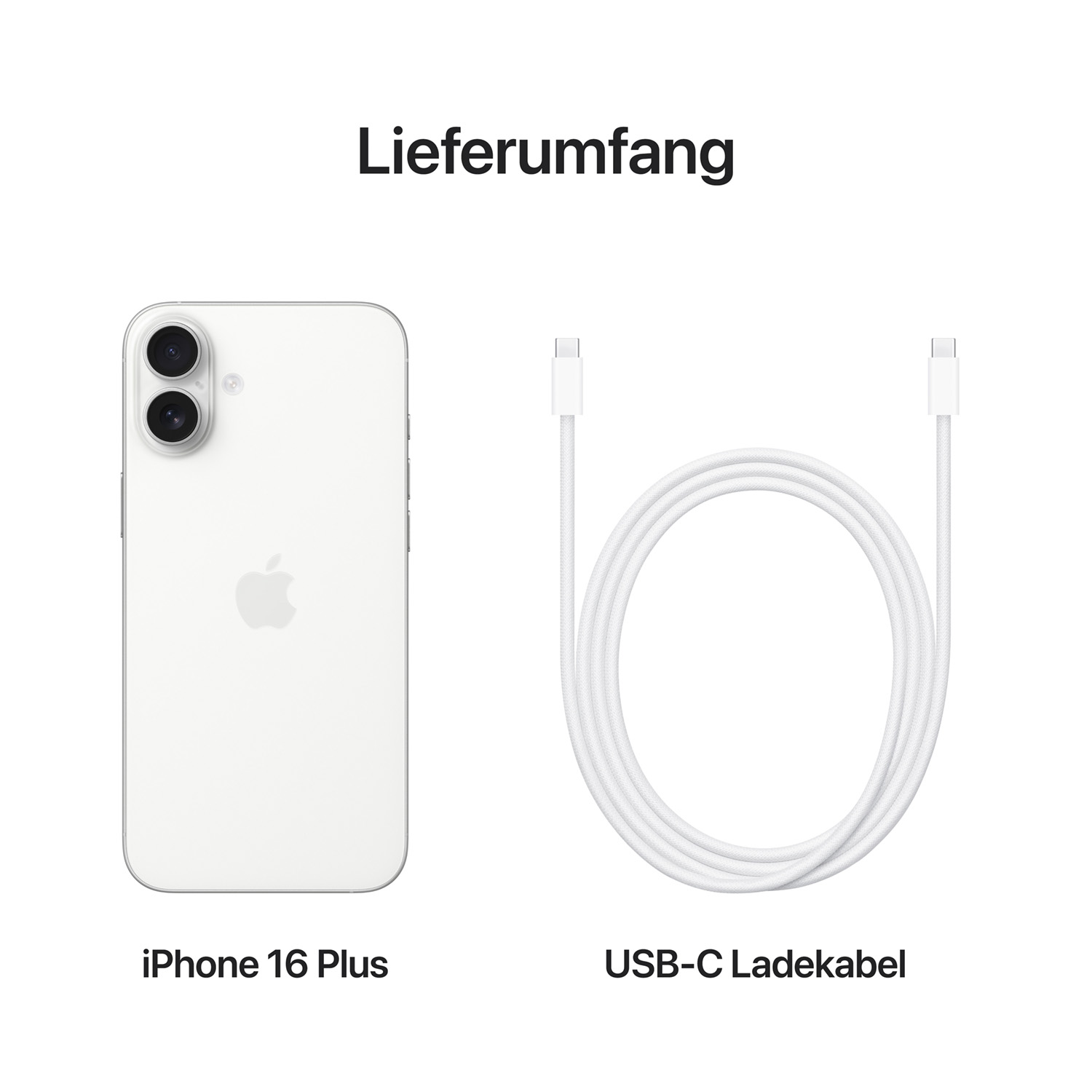 Iphone 16 plus weiß ansicht 8