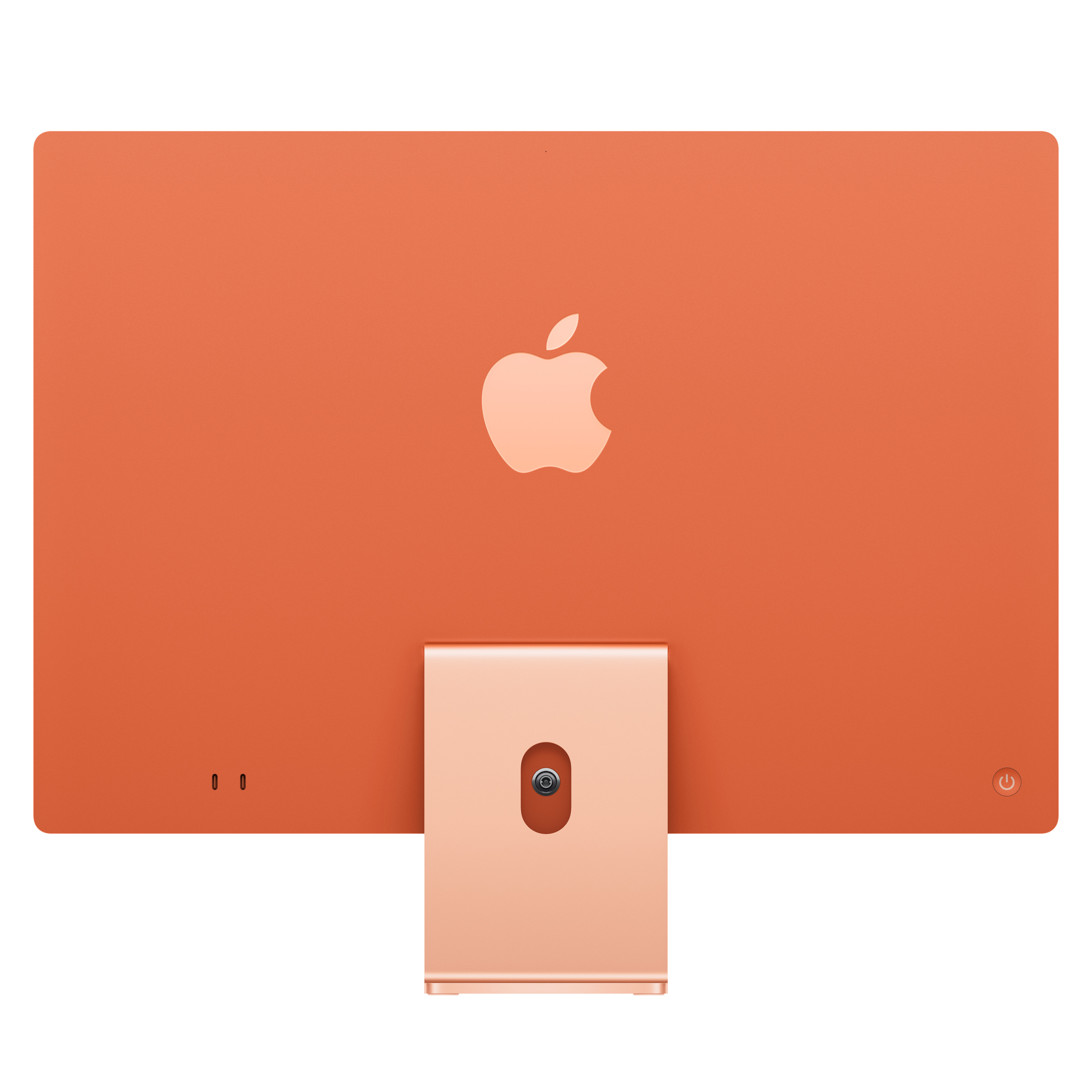 Imac m4 chip 2 port 24 in orange ansicht 2