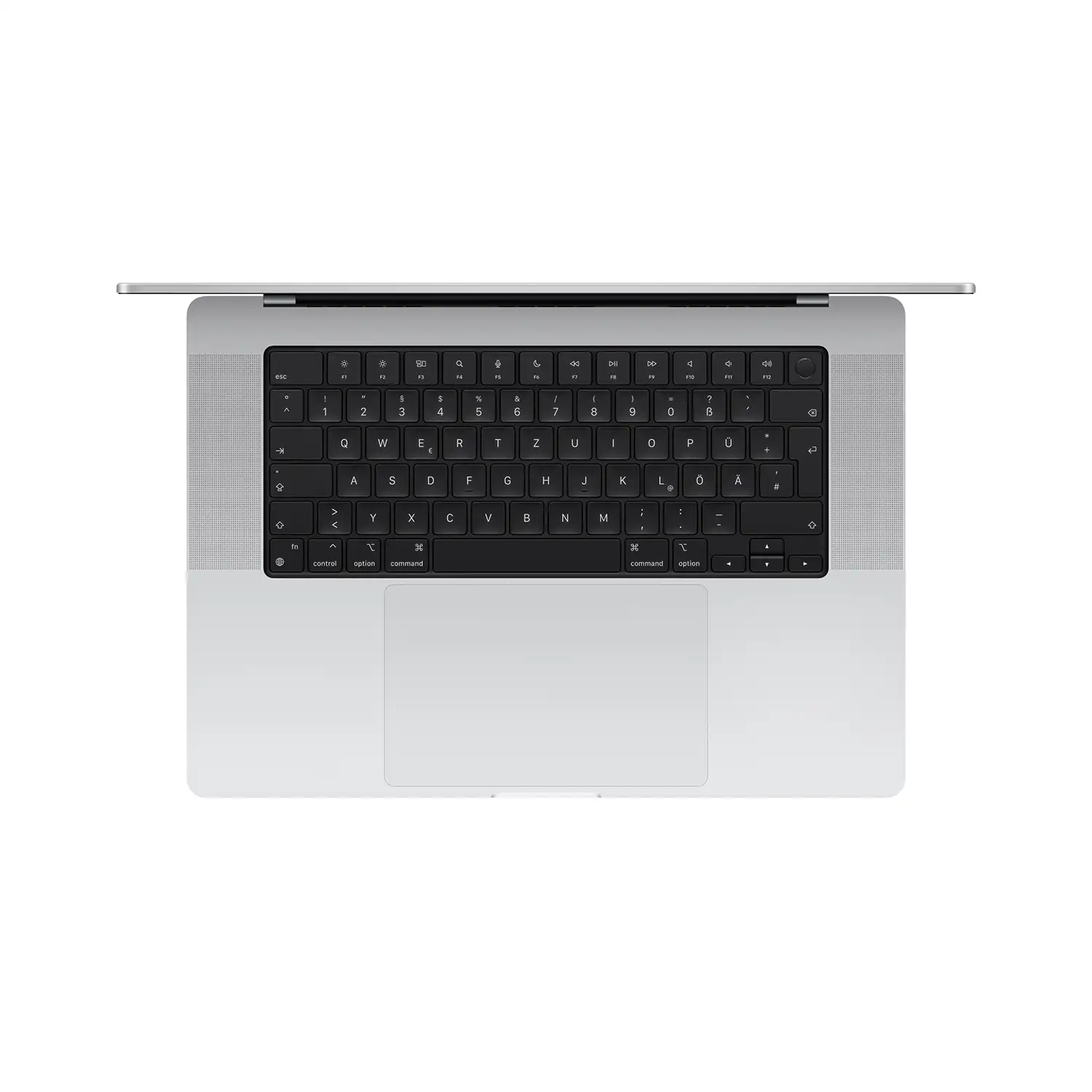 Macbook pro 16 inch m4 pro or max chip silber ansicht 2