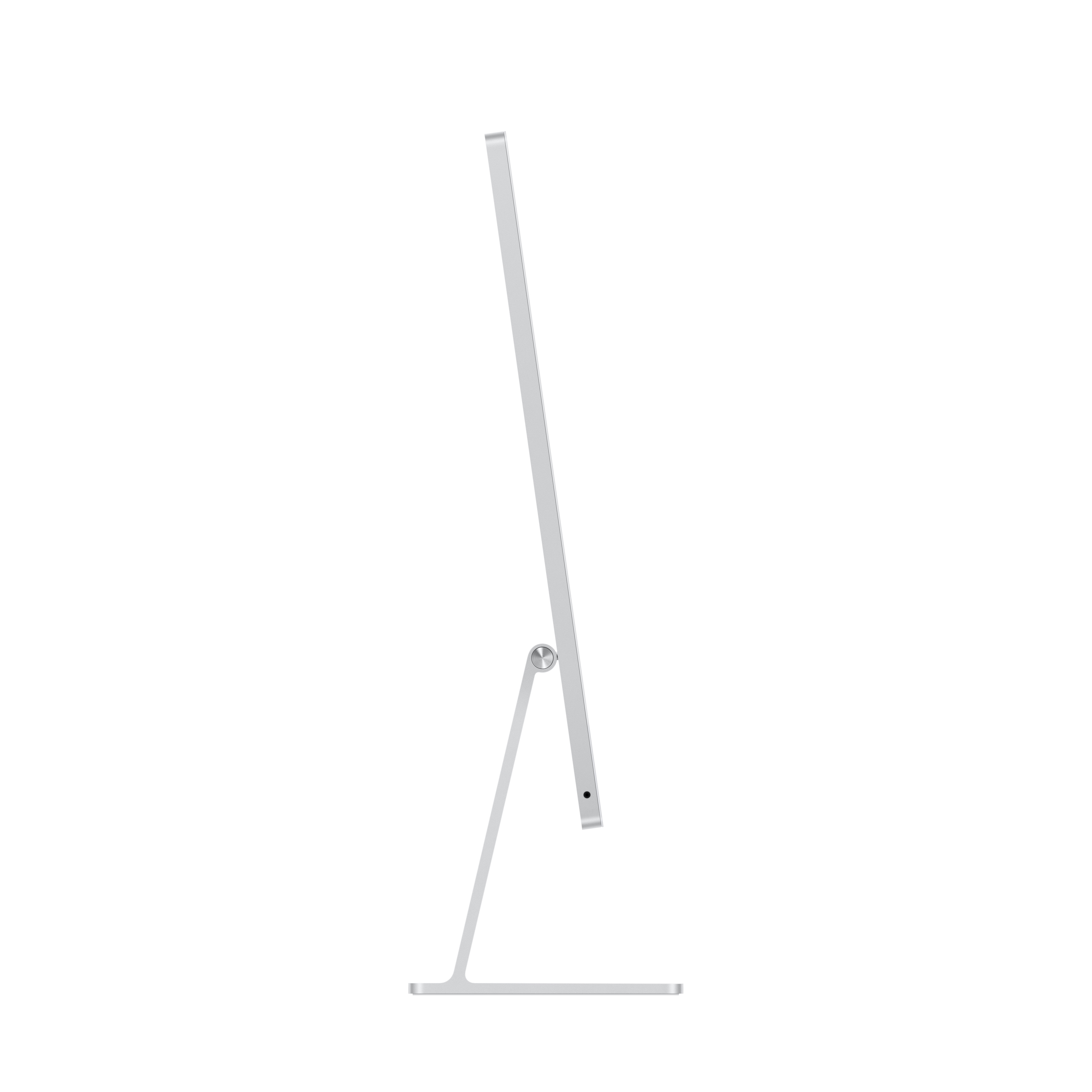 Imac m4 pro chip 4 port 24 in silber ansicht 3