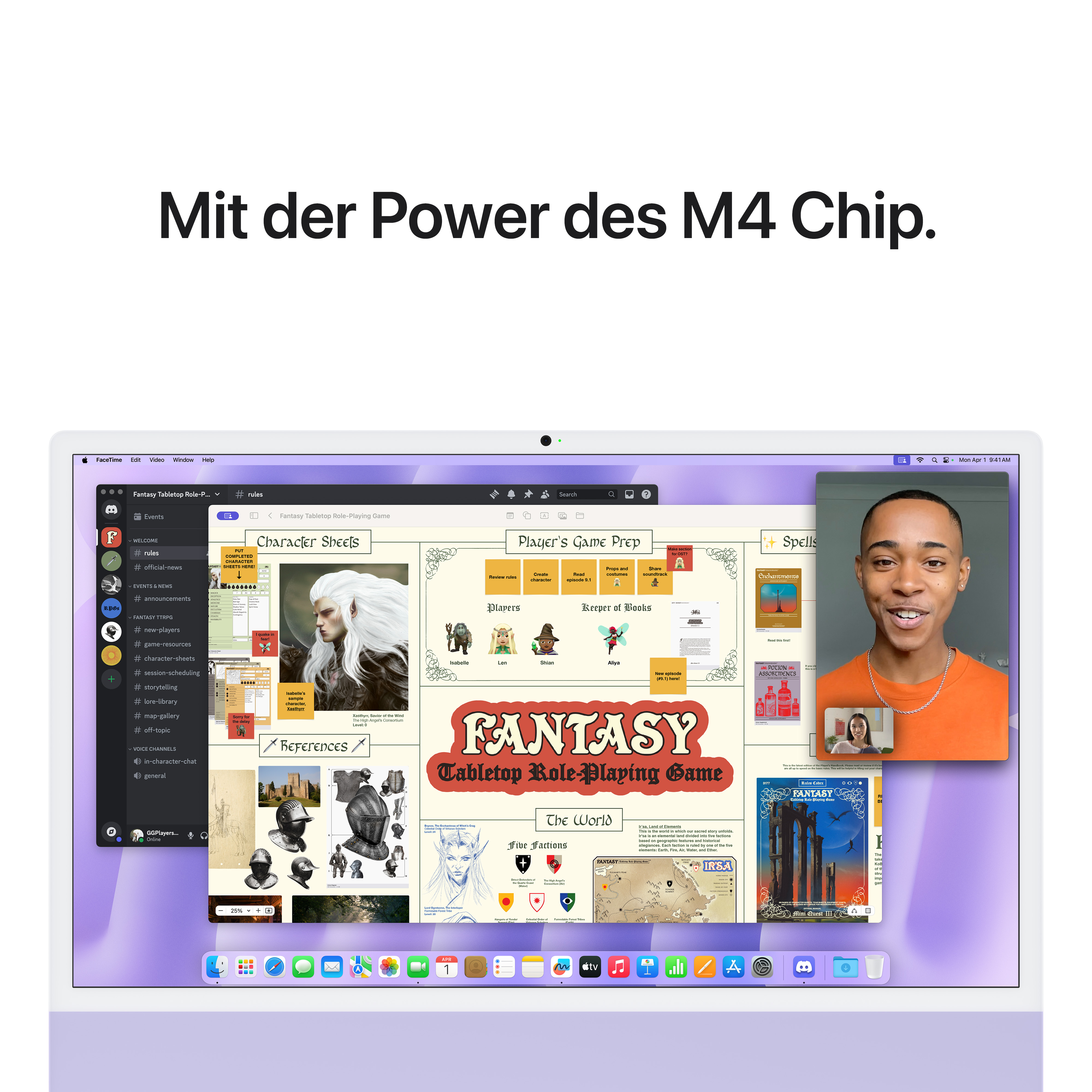 Imac m4 chip 2 port 24 in purple ansicht 6